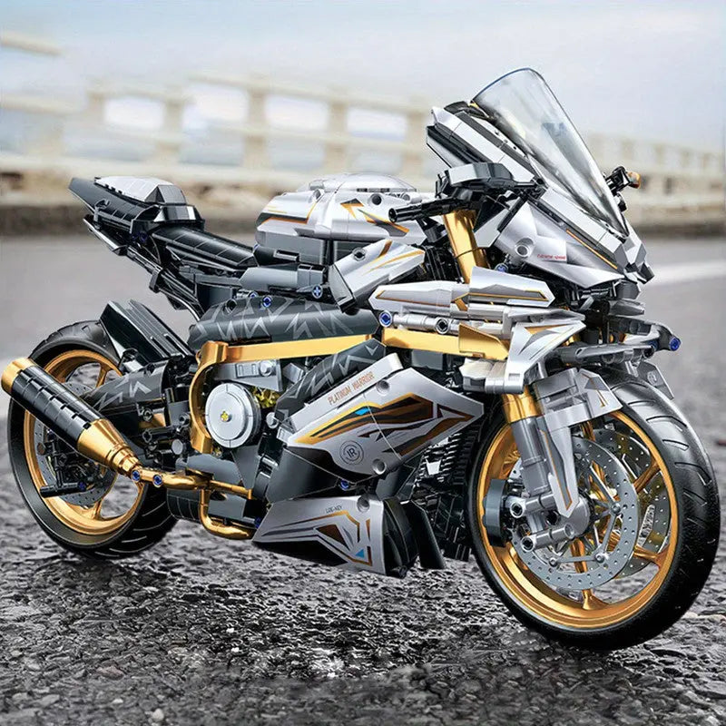 Motorcycle Blocks Model for Teens & Adults Wholesale Hub