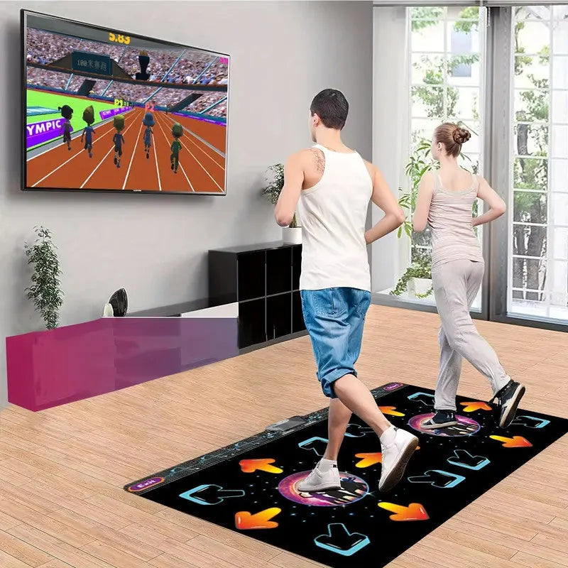 2-Player Dance Mat Game with Motion Sensor Wholesale Hub