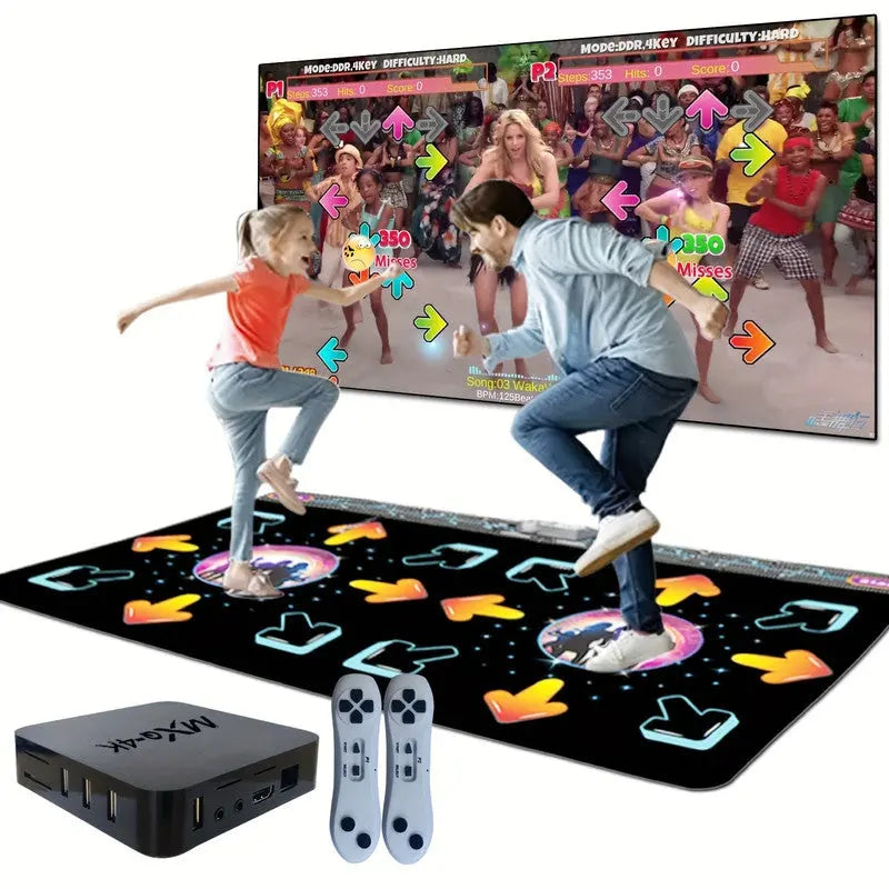 2-Player Dance Mat Game with Motion Sensor Wholesale Hub