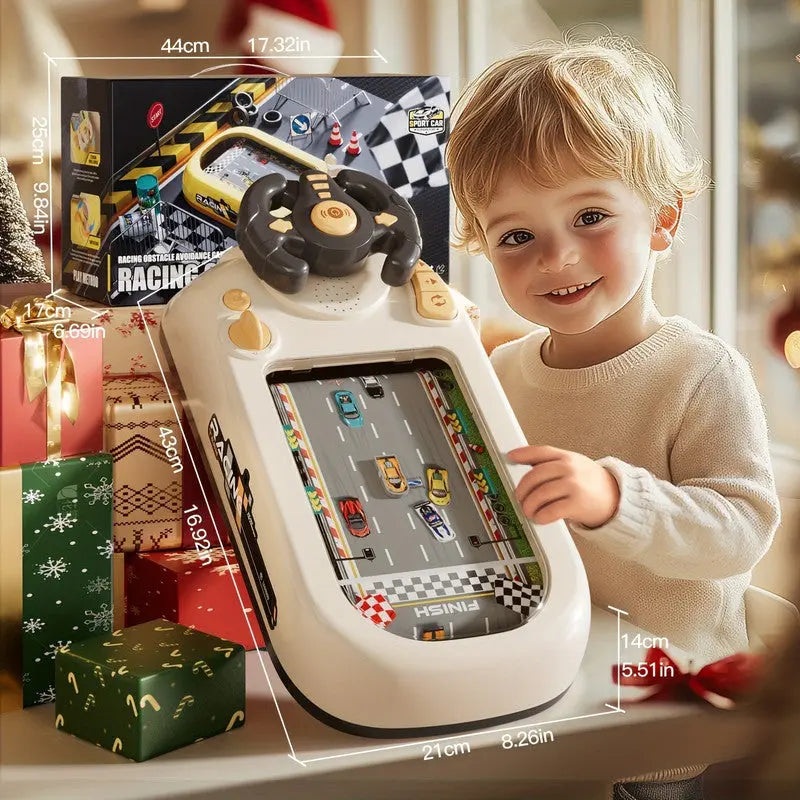 Racing Steering Wheel Toy for Kids Interactive Play Wholesale Hub
