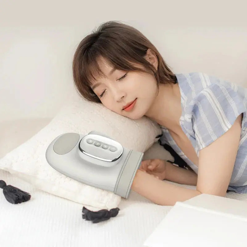 Electric Hand Massager with Airbag Compression Grey Wholesale Hub