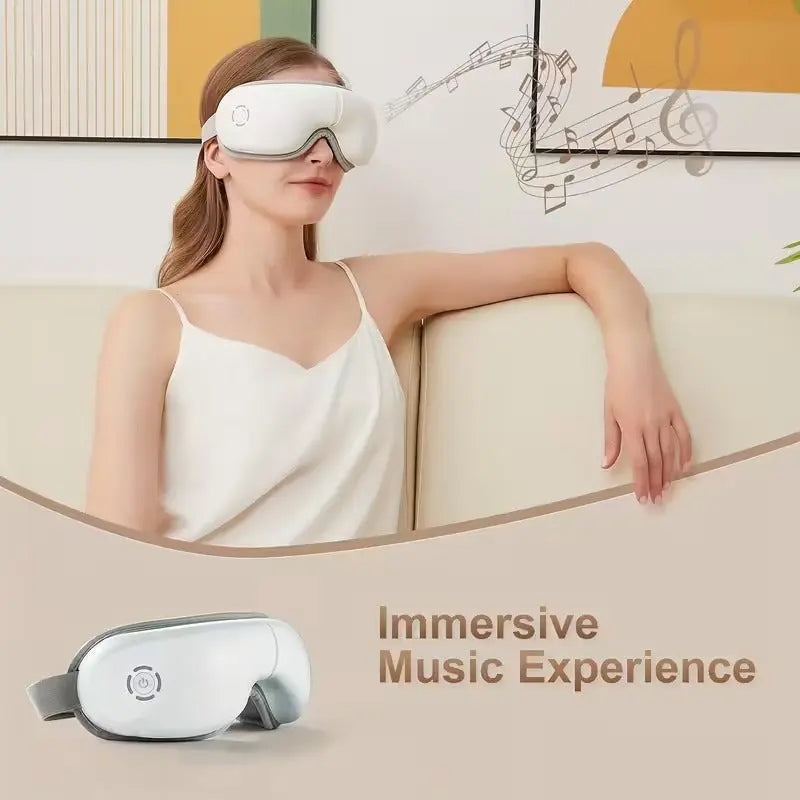 4D Portable Eye Massager with Heat & Music Wholesale Hub
