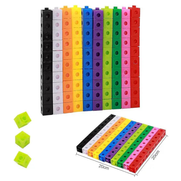 100pcs Children's Construction Toys Snap Cube Toys Educational Wholesale Hub