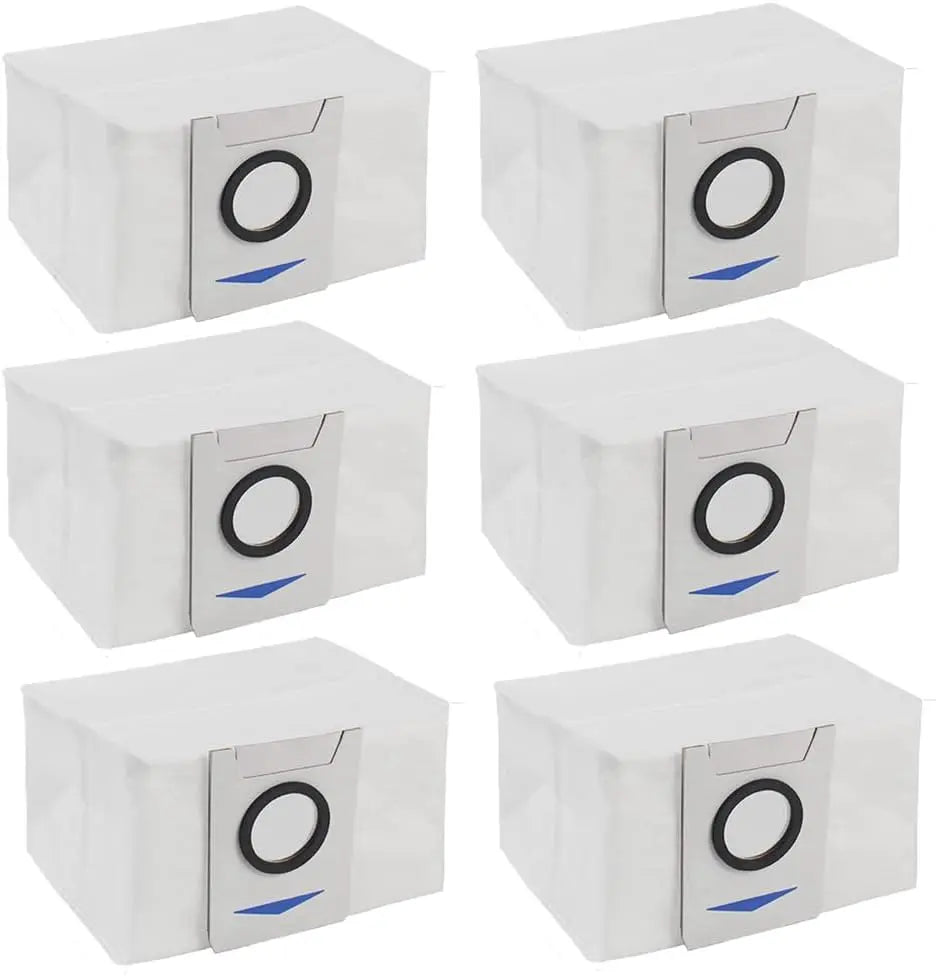 Dust Bags Spare Part for Ecovacs Deebot X1 X1 Plus T10 T10 Plus Robot Vacuum Cleaner Replacement Dust Garbage Bag Accessories (6 Pcs) Wholesale Hub