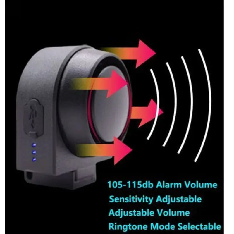 Anti-Theft Alarm, Wireless Remote Control Smart Alarm, Waterproof Vibration Smart Sensor Alarm, For Wholesale Hub