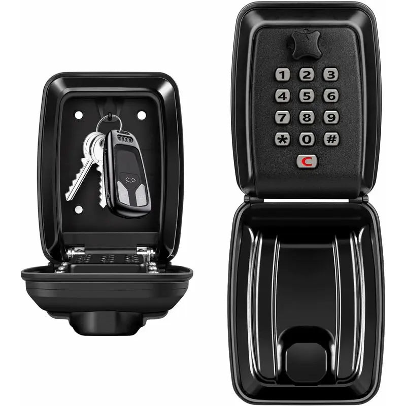 Outdoor Security Key Box, Large Wall Mounted Key Box With 12 Digit Code, Waterproof And Rustproof Security Key Box For Wholesale Hub