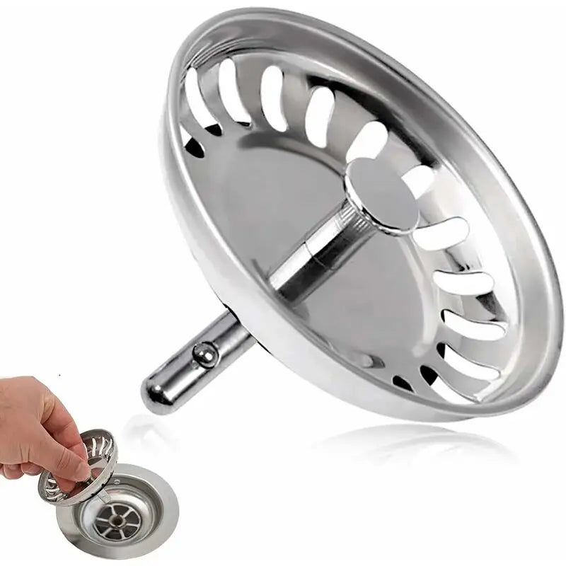 Kitchen Sink Filter, Sink Stopper, Stainless Steel Sink Filter, Stainless Steel Sink Stopper, Compatible With Most Wholesale Hub