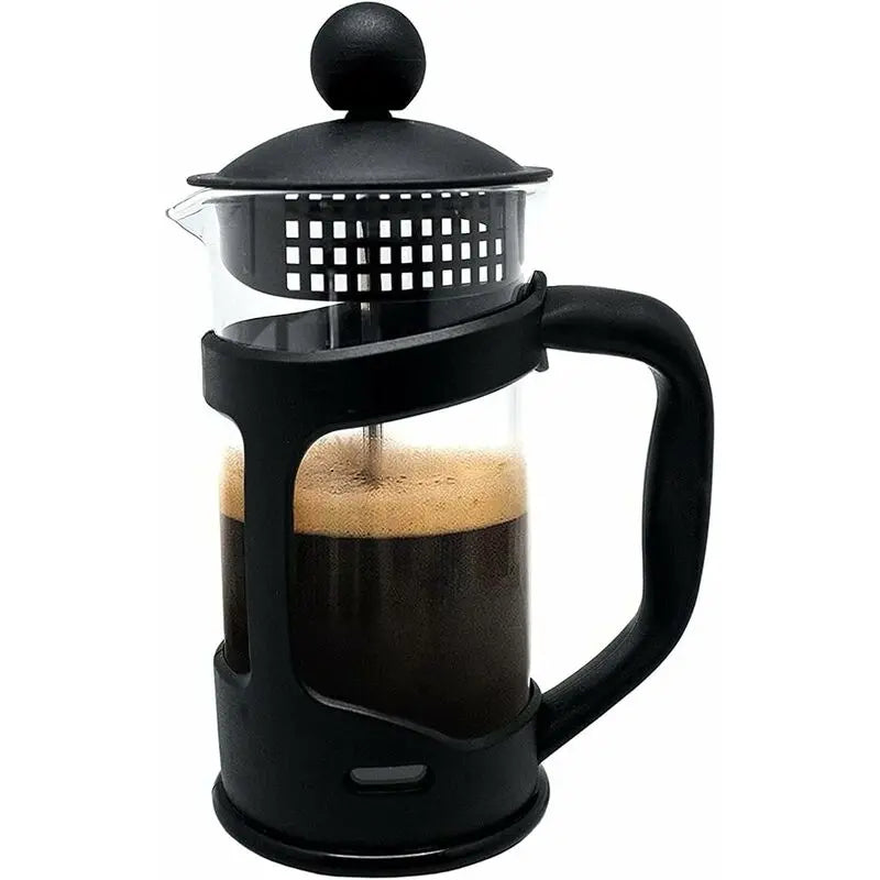 French Press Coffee Maker 18X11.5X8 Cm 0.35L Black Wholesale Hub