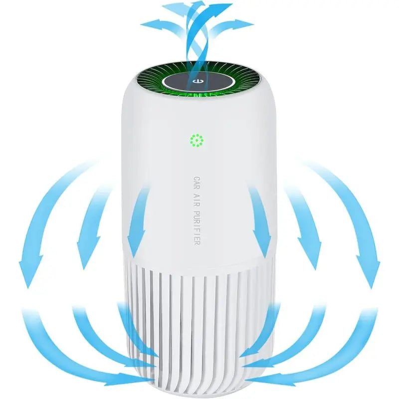 Air Purifier With True Hepa Filter With Uv-C Light, Mini Air Purifier Removes 99.97% Of Smoke Allergens Dust, Air Wholesale Hub