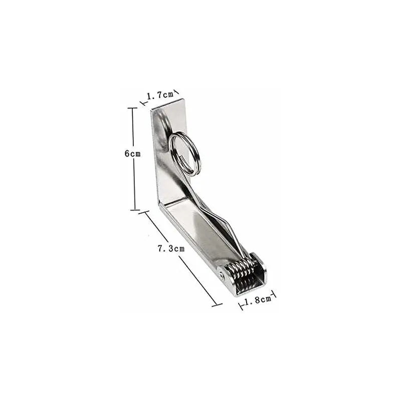 4 pcs Tablecloth Clips Set Stainless Steel Tablecloth Clips Anti-Slip Spring Loaded Tablecloth Holder Wholesale Hub