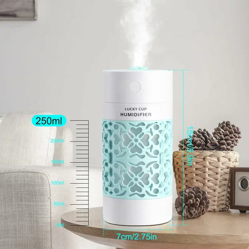 Baby Air Humidifier, 250Ml Mini Air Humidifier, Quiet Humidifier, Waterless Auto Shut-Off Function, Suitable For Wholesale Hub