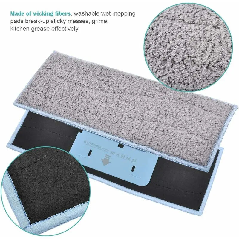 4 Pack Reusable Washable Mop Pads For Braava Jet M6134 Wholesale Hub
