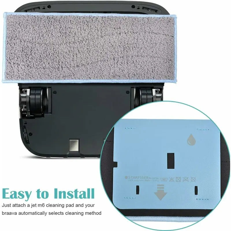 4 Pack Reusable Washable Mop Pads For Braava Jet M6134 Wholesale Hub