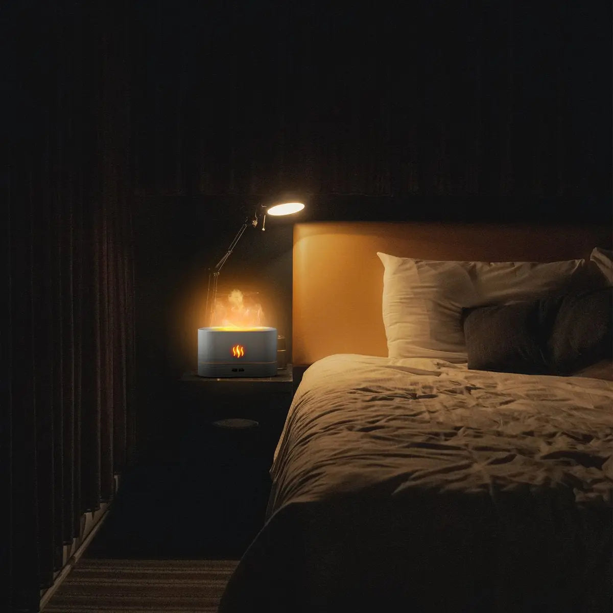 Boostiv Aroma Diffuser - Humidifier - Aromatherapy - Flame Effect - Aroma Diffuser Wholesale Hub