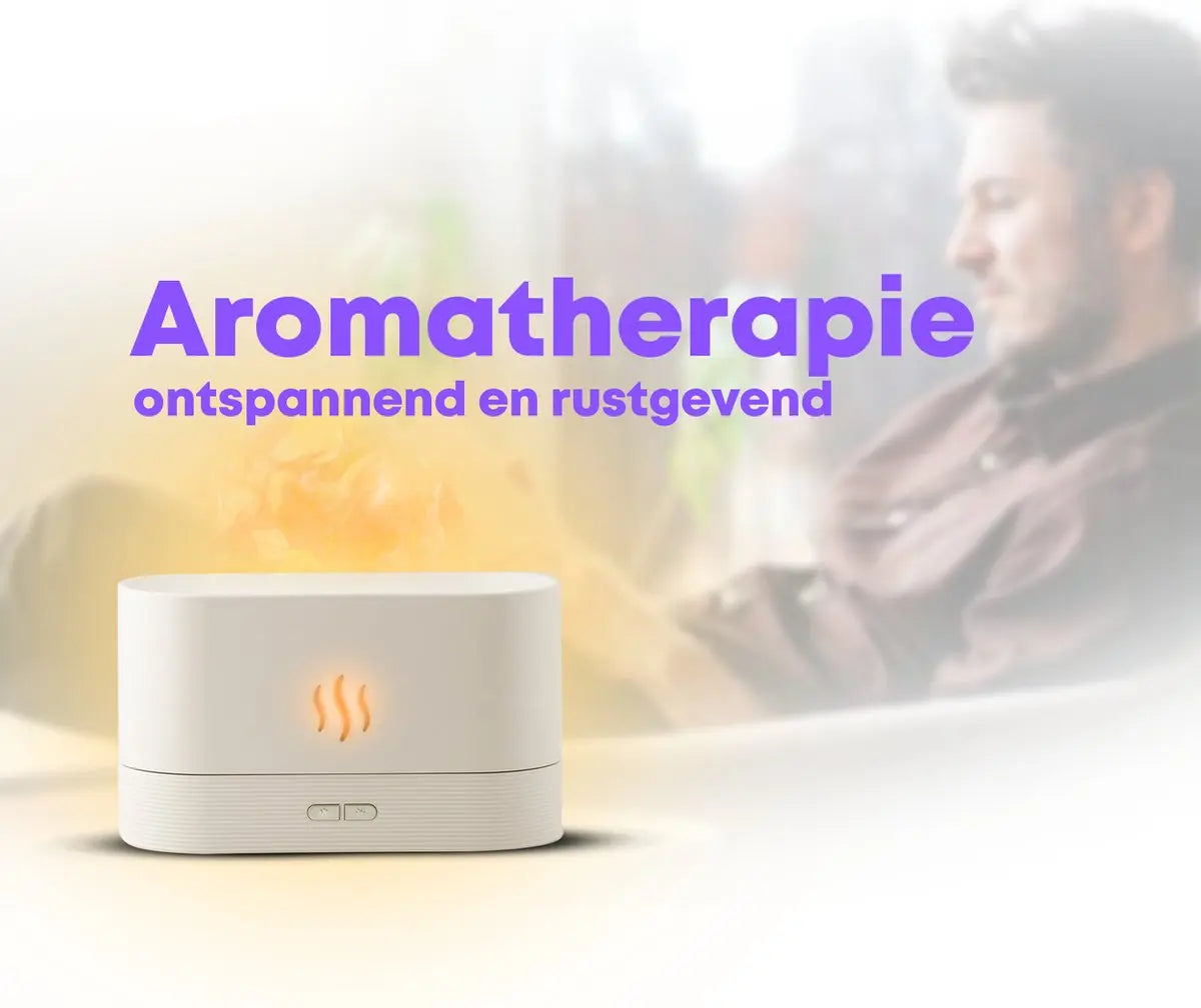 Boostiv Aroma Diffuser - Humidifier - Aromatherapy - Flame Effect - Aroma Diffuser Wholesale Hub