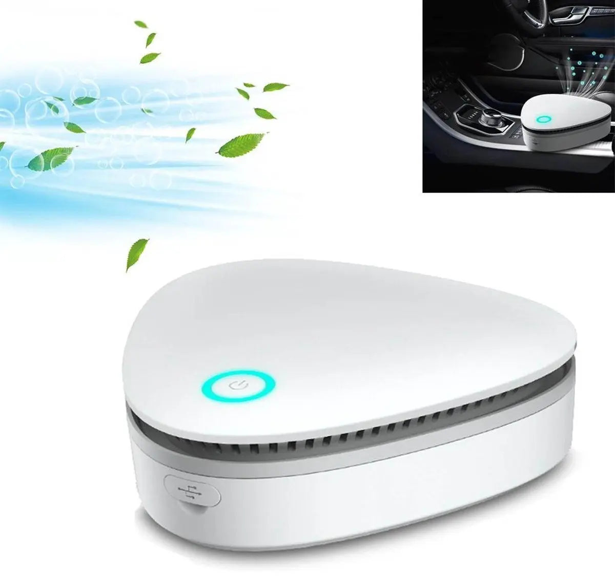 Air purifier, smoke cooler, air purifier suitable for allergy sufferers, mini air cooler, suitable for home, car, cooler and shoe box. Wholesale Hub