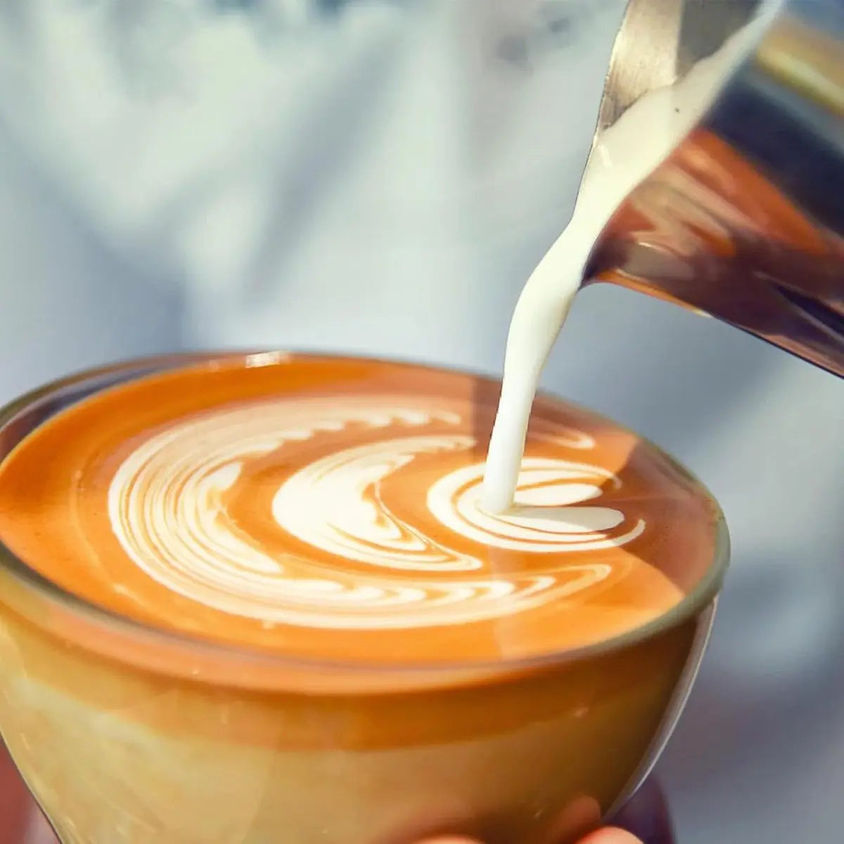 Milk Jug - Barista Latte Artisan Accessories with Lid - 600ml Milk Jug - Stainless Steel Milk Jug with Lid - Milk Frothing Jug - Coffee Milk Jug with Cup - Suitable for Cappuccino, Espresso, and Barista Use Wholesale Hub