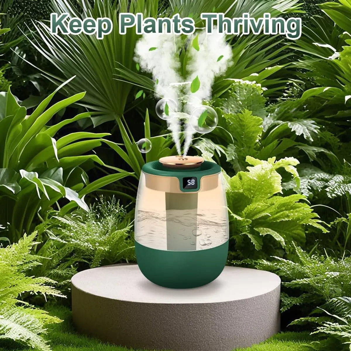 Humidifiers - Bedroom humidifier - Mini humidifier - Children's room humidifier - Humidifier with hygrometer - Humidifier with night light for bedroom - Children's room - Plants - Vegetables Wholesale Hub