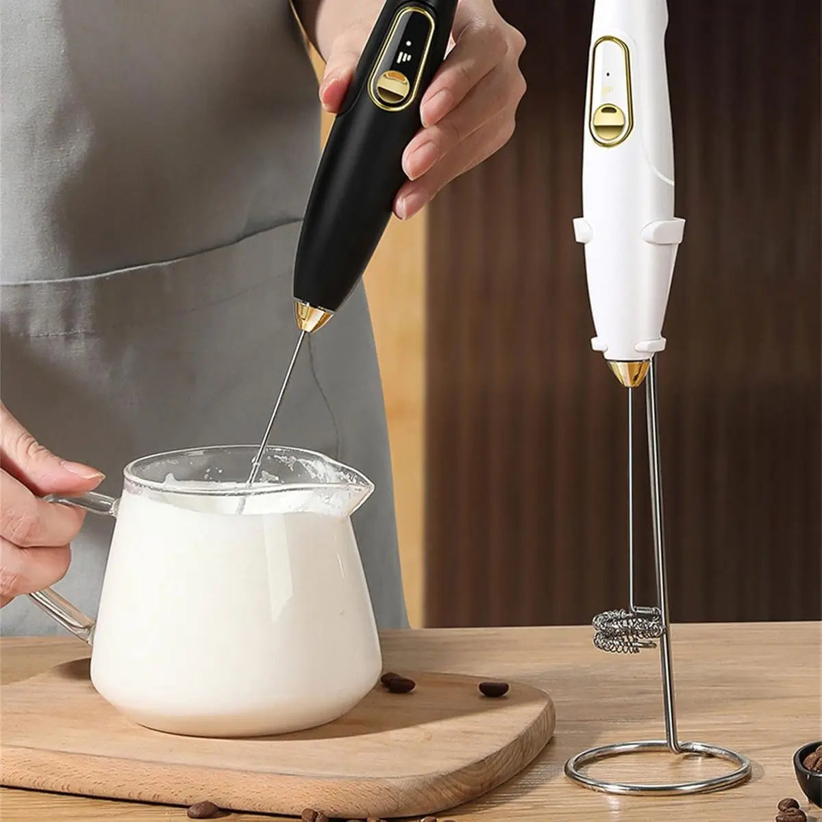 Milk Frother - Practical Kitchen Appliance - Milk Frother - Multifunctional Tool - Multifunctional Electric Mixer - Suitable for Outdoor and Indoor Use Wholesale Hub