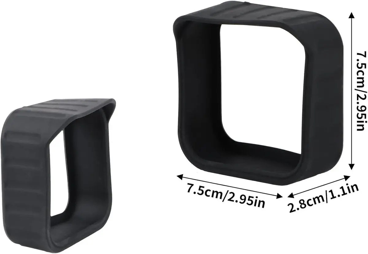 Protective Camera Covers - Pack of 2 Silicone Protectors - Flexible and Lightweight - Scratch Resistant - Made of Silicone - For Security Cameras with Flash Wholesale Hub