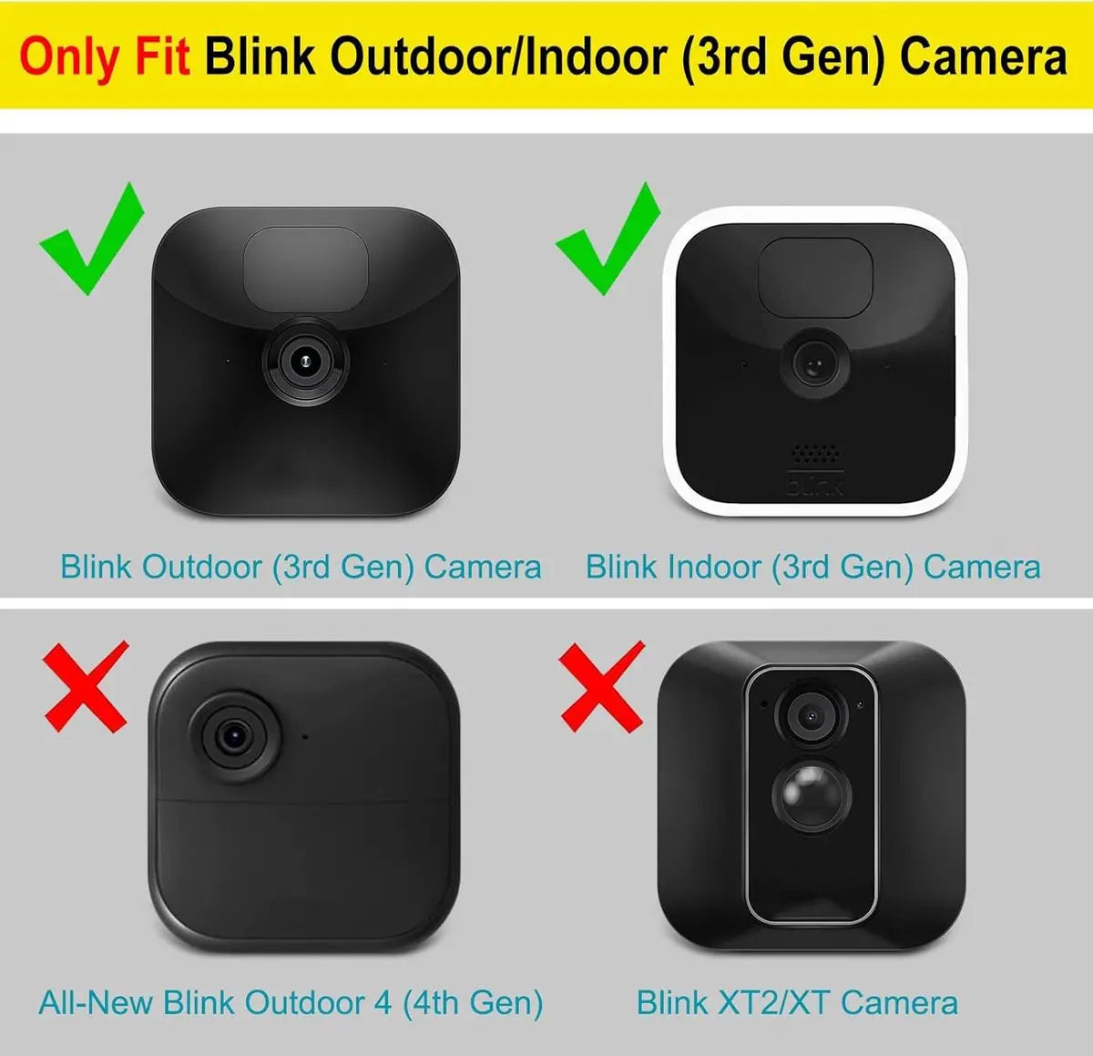 Protective Camera Covers - Pack of 2 Silicone Protectors - Flexible and Lightweight - Scratch Resistant - Made of Silicone - For Security Cameras with Flash Wholesale Hub