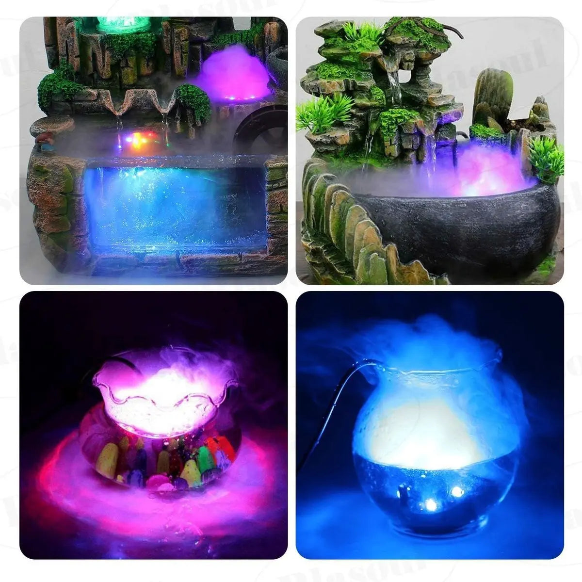 12 LED Ultrasonic Mister for Sinks and Decoration Wholesale Hub