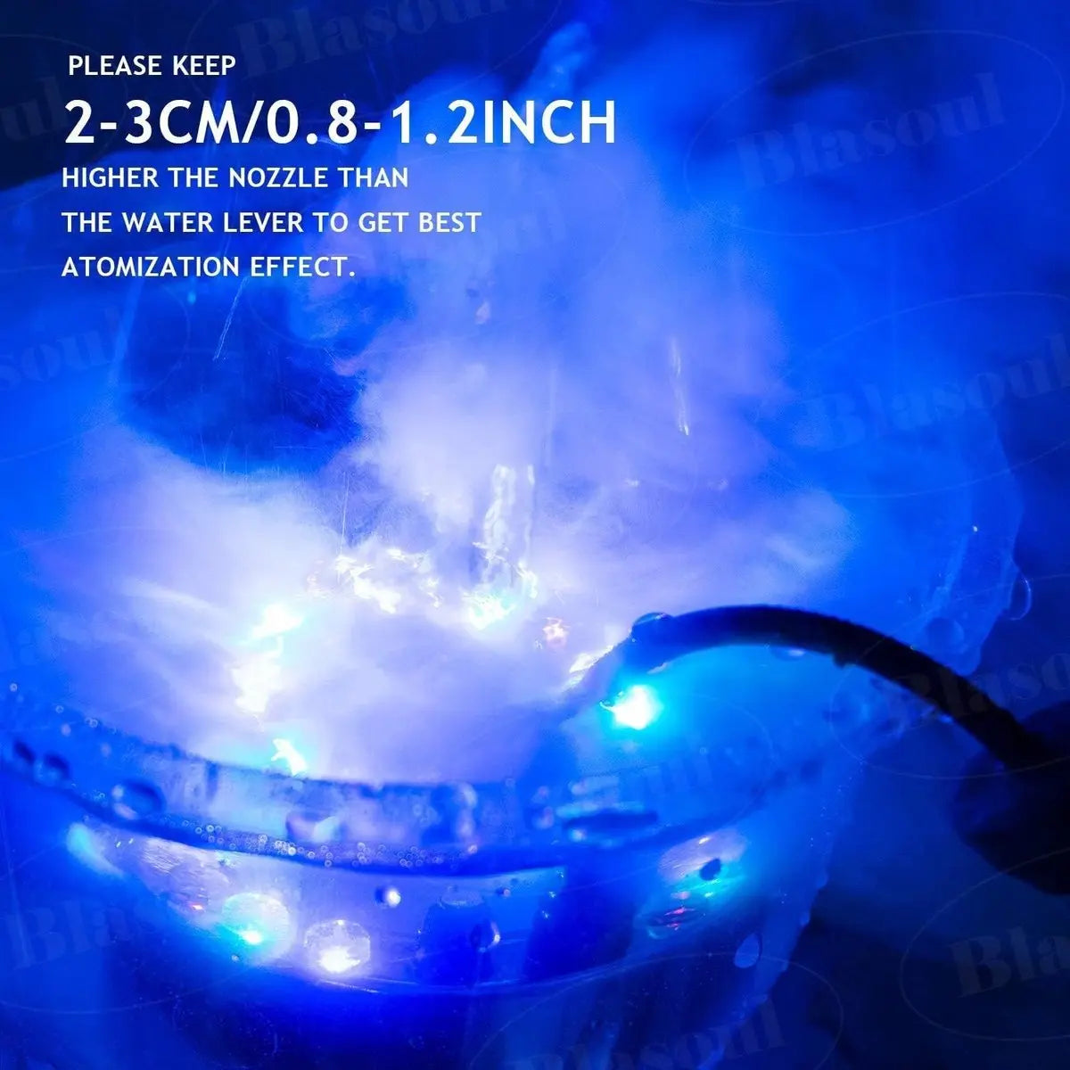 12 LED Ultrasonic Mister for Sinks and Decoration Wholesale Hub