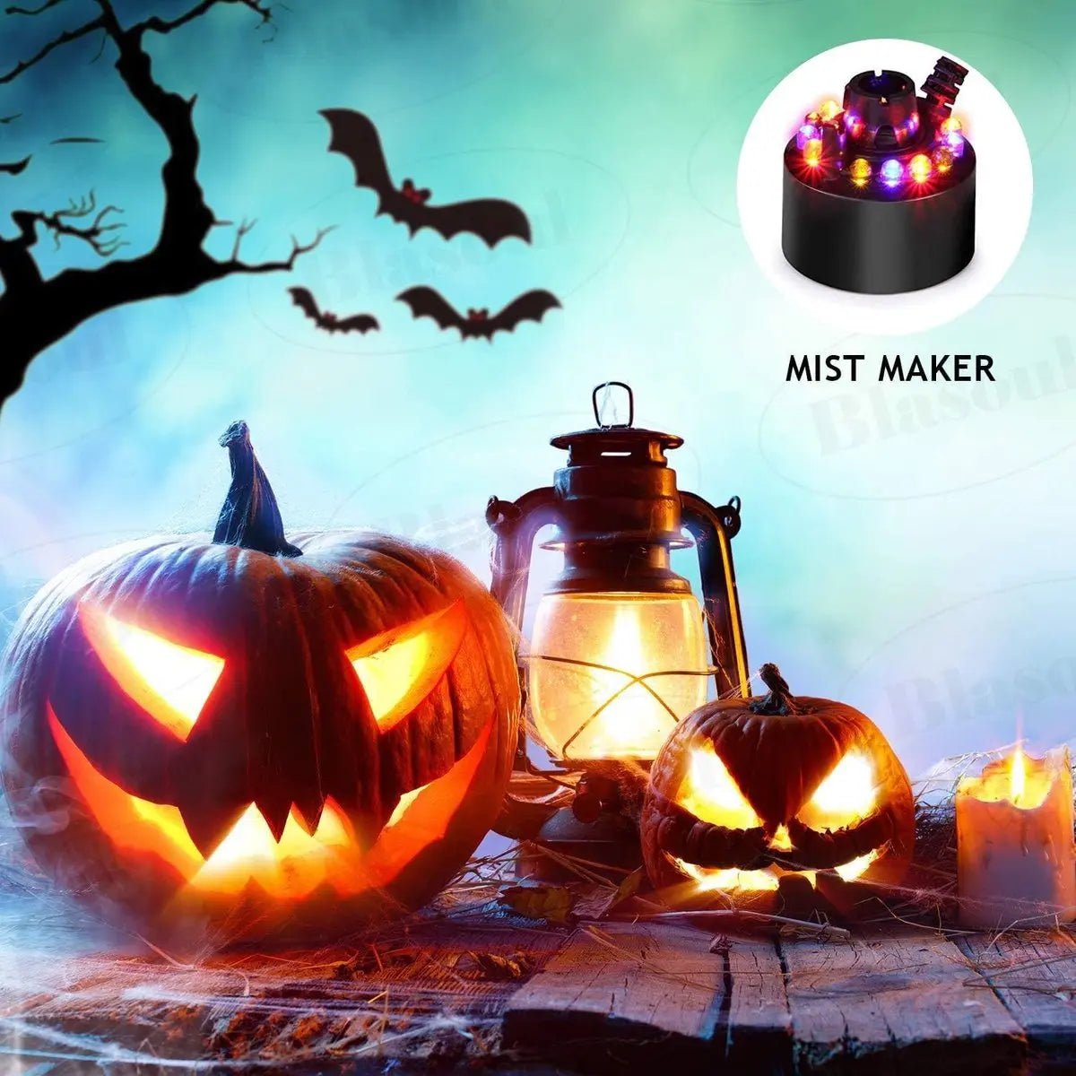 12 LED Ultrasonic Mister for Sinks and Decoration Wholesale Hub
