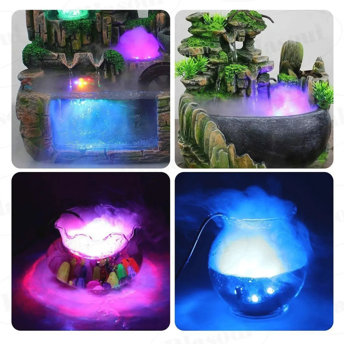 12 LED Ultrasonic Mister for Sinks and Decoration Wholesale Hub