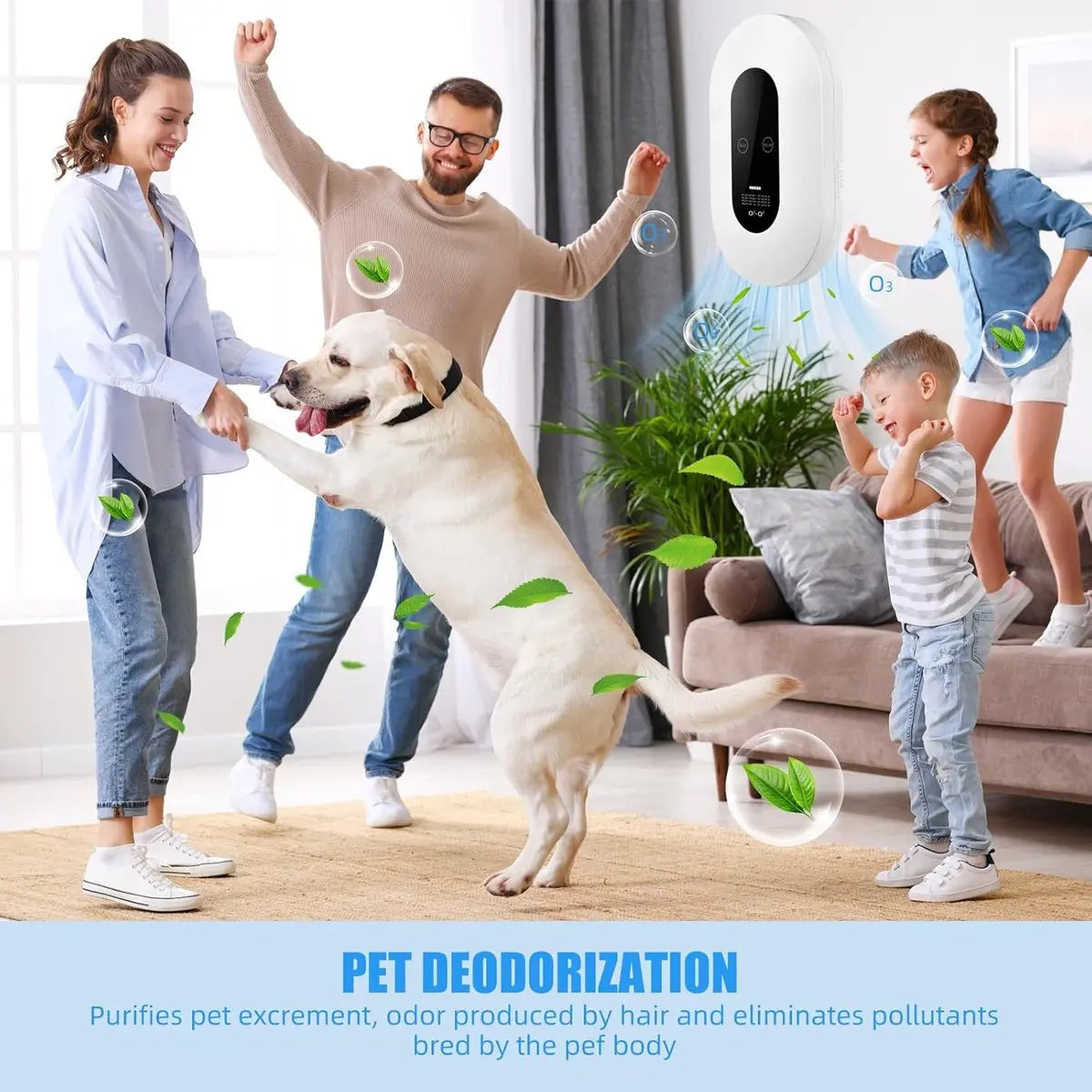 Air purifier - Plug-in negative ion air purifier - LED display - Negative ion air purifier - Home air purifier - Negative ion air purifier - Deodorizer - Ionizer - Wit Wholesale Hub