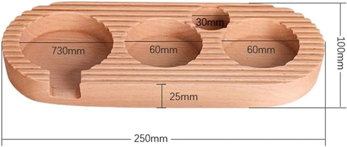 Espresso press holder - Espresso press holder - 58mm wooden coffee press holder - Espresso tools for kitchens, cafes and restaurants Wholesale Hub