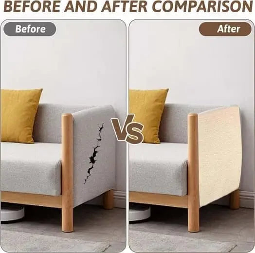 Self-adhesive cat scratching board wall and sofa protector DIY corner mat for cats, 40cm x 200cm, compatible with Wood Wholesale Hub