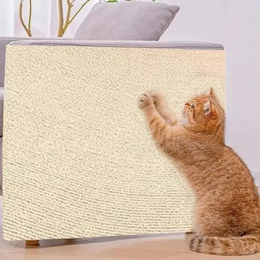 Self-adhesive cat scratching board wall and sofa protector DIY corner mat for cats, 40cm x 200cm, compatible with Wood Wholesale Hub