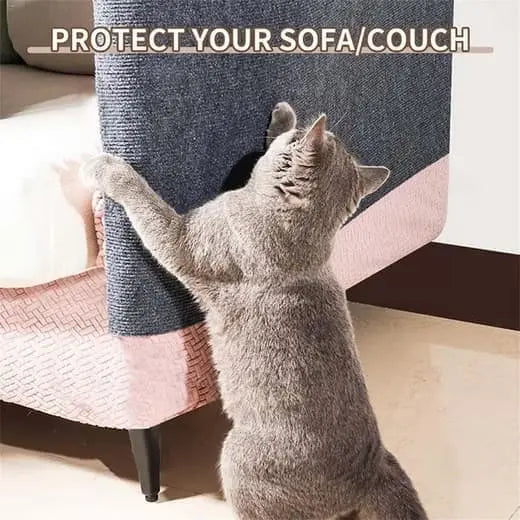 40cm x 200cm Self-Adhesive Cat Scratching Board Wall Protector for Sofa and Corners, Dark Blue DIY Cat Scratching Mat Wholesale Hub