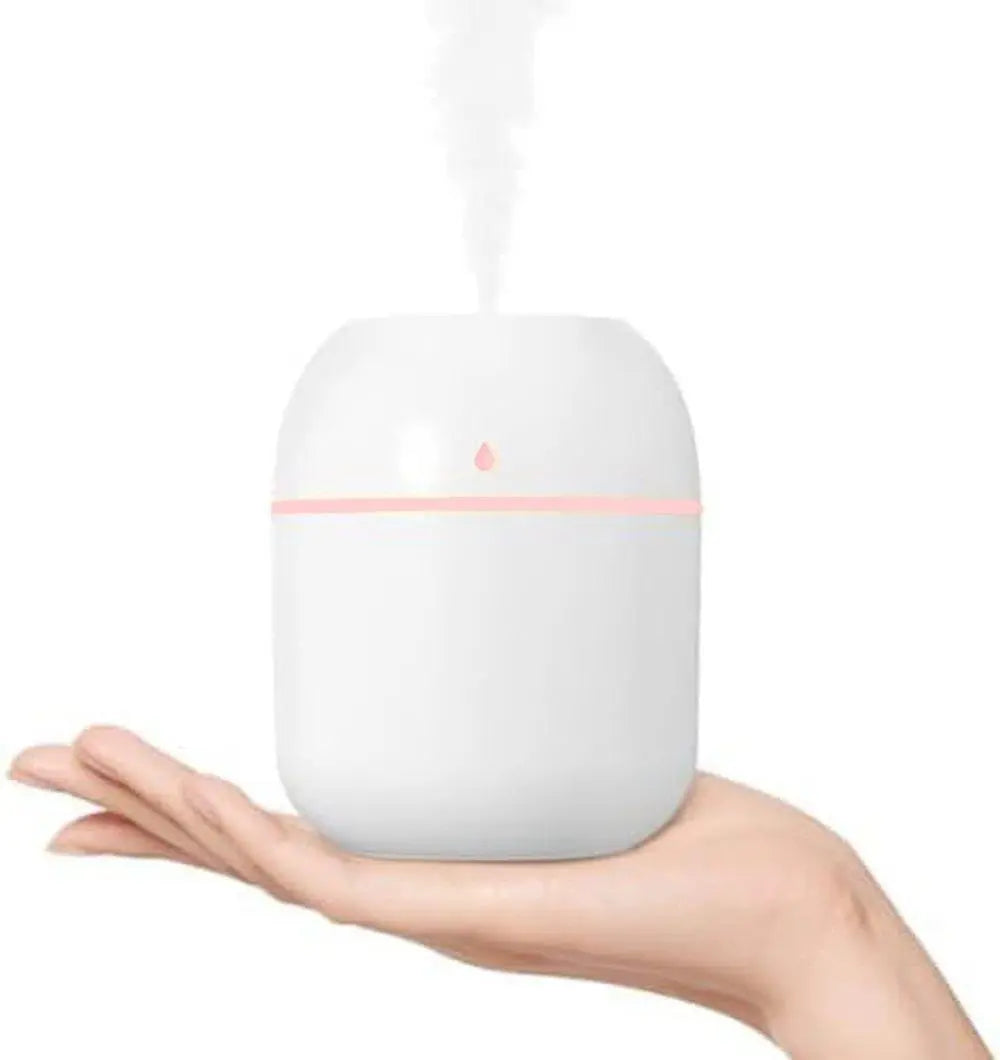 Portable Mini Humidifier 0.22L with USB, Automatic Shutoff, 2 Spray Modes for Bedroom Office and Car, White Wholesale Hub