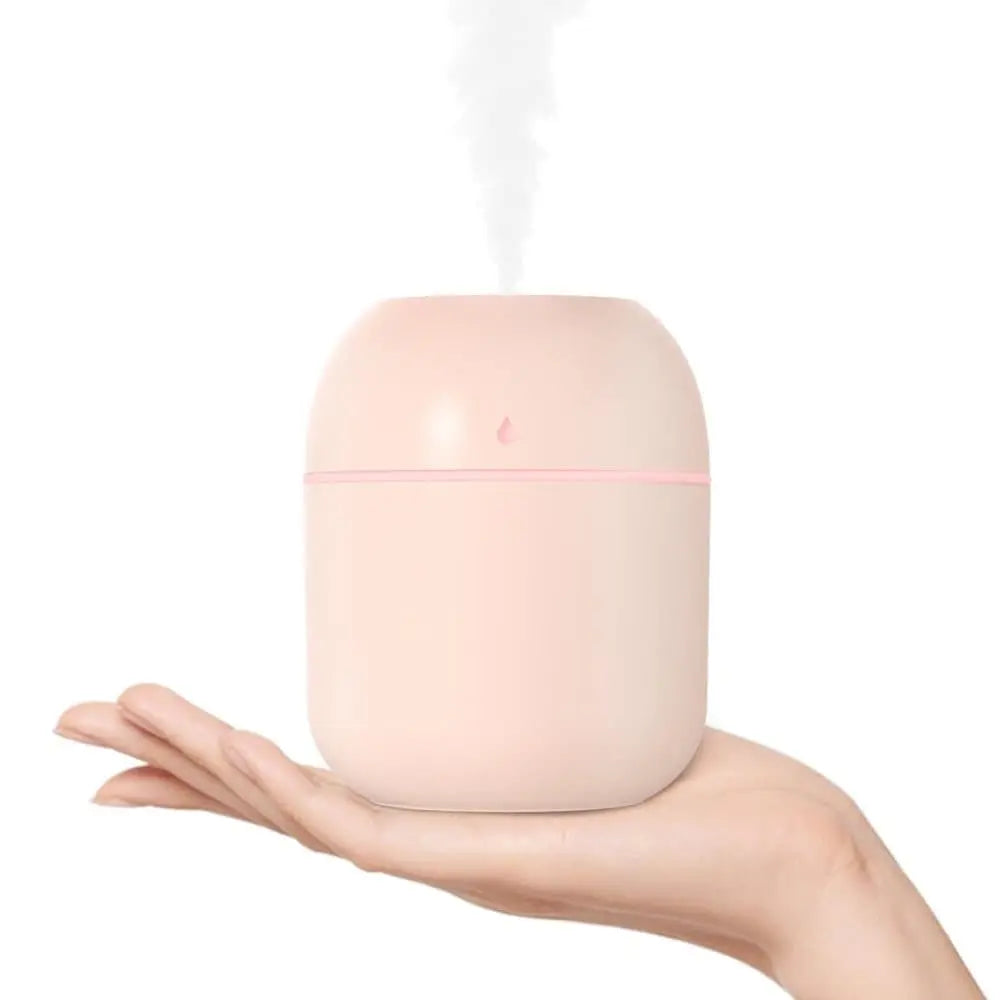 Portable Mini Humidifier 0.22L with USB, Automatic Shutoff, 2 Spray Modes for Bedroom Office and Car, Pink Wholesale Hub