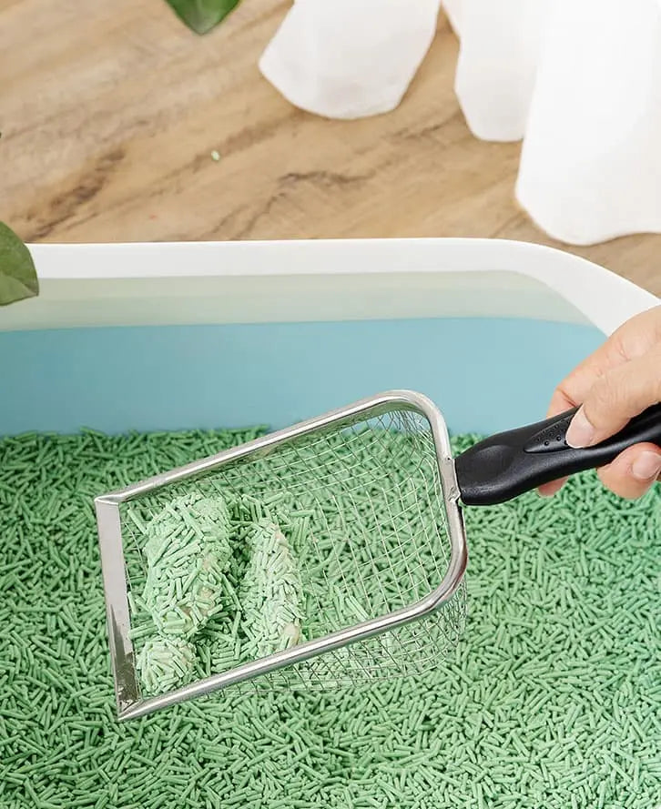 Stainless Steel Cat Litter Scoop, Durable and Easy to Clean with Mesh Design, Compatible with All Cat Litter Boxes, 3.8MM Wholesale Hub