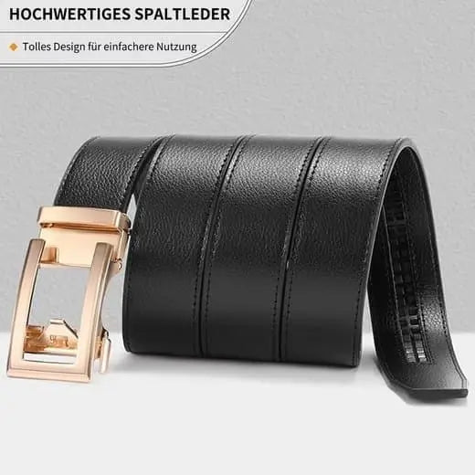 1 Leather Belt, Unisex Adjustable Buckle, Brown, 3.5 cm, 115/125 cm Wholesale Hub