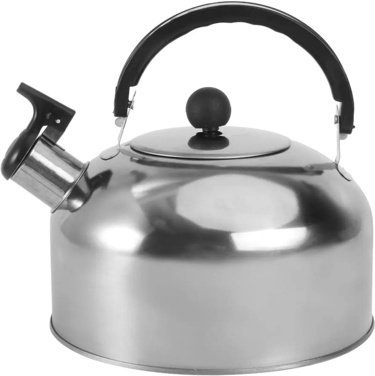 Whistling kettle - Food-grade stainless steel - Boils water quickly - 2-liter coffee maker - With insulated handle - Suitable for camping Wholesale Hub