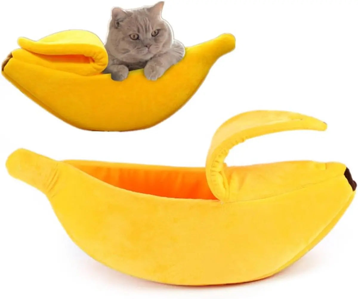 Cat Basket - Creative Cat Basket - and Cat Kennel - Warm and soft plush puppy mat - Cute fruit design for cats, kittens and dogs - 55 x 20 x 15 cm(M) Wholesale Hub