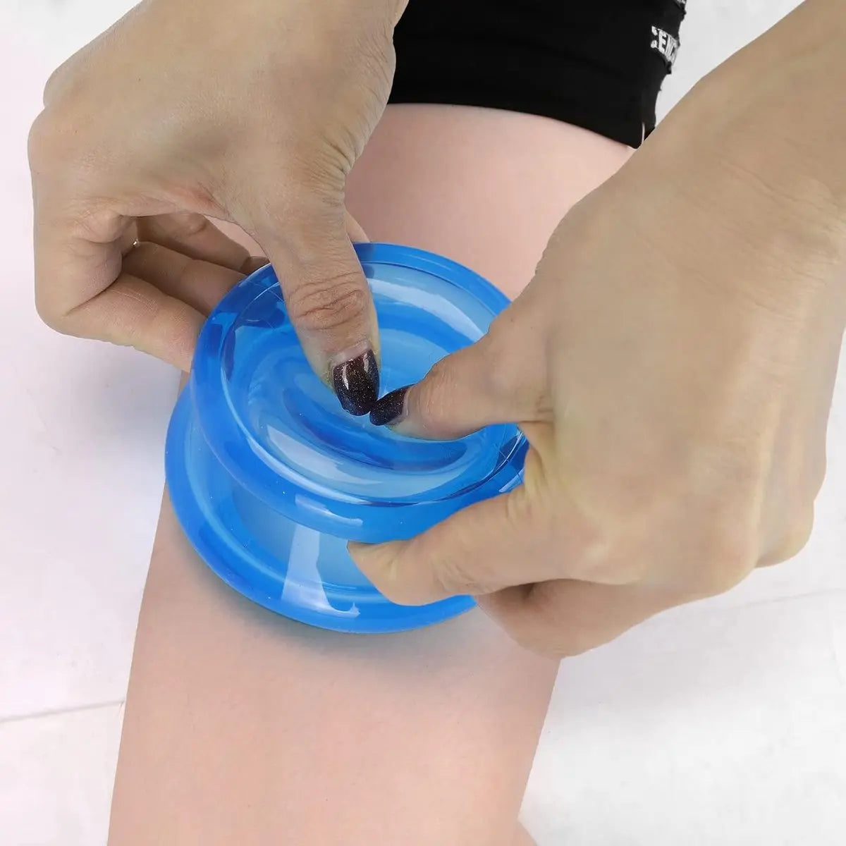 Cellulite cups - Cupping set of 4 pieces - Cupping cups - Full body - Cellulite Massage Device - Vacuum Silicone Cupping set - Cellulite Massage Cupping Cups - Anti-Cellulite - for Masseur and Home Use - Blue Wholesale Hub