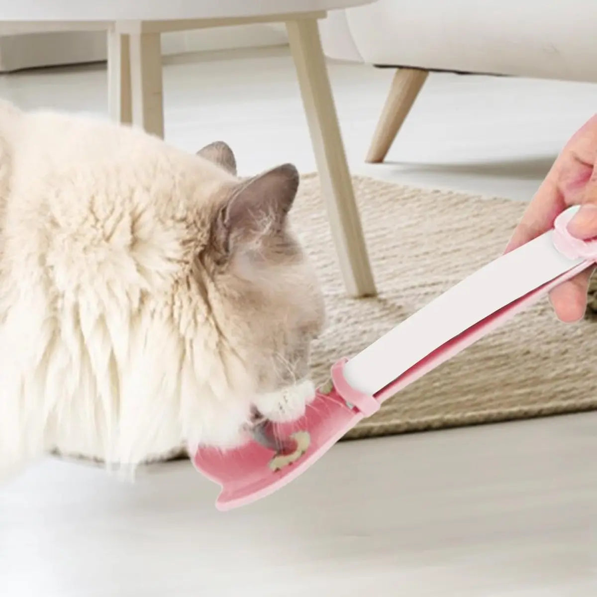 Cat Food - Cat Treats Spoon - Cat Treats Spoon - Snack Spoon for Pets - Feeder - Cat Treats Spoon - Cat Spoon - Hanging Design - For Squeezing Out Puree and Snacks - 3 Pieces Wholesale Hub