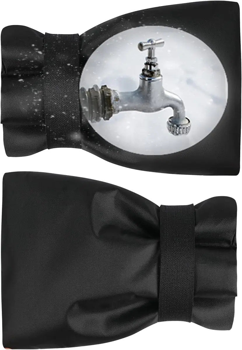 2 Pieces Frost Protection Cover - Frost protection cover for tap - Tap Freeze Cover - Frost-free Outdoor Tap Protection Cover - Outdoor Tap Covers - Frost Protection - Outdoor Tap Cover - Frost Protection for Facade Taps - Frost Cover - Anti-frost - Water Wholesale Hub