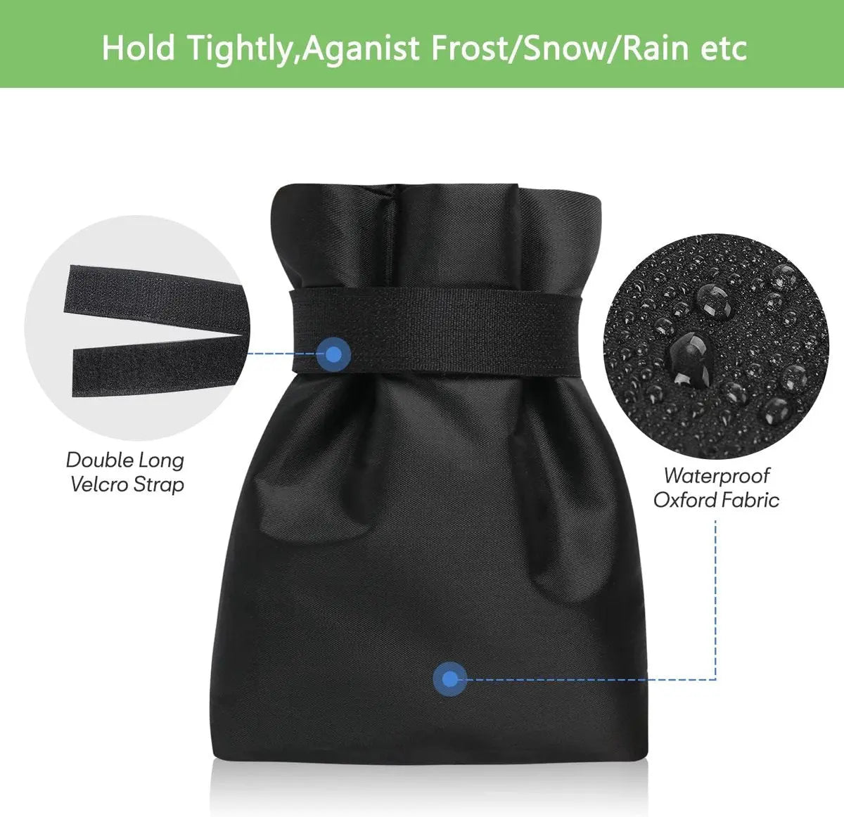 2 Pieces Frost Protection Cover - Frost protection cover for tap - Tap Freeze Cover - Frost-free Outdoor Tap Protection Cover - Outdoor Tap Covers - Frost Protection - Outdoor Tap Cover - Frost Protection for Facade Taps - Frost Cover - Anti-frost - Water Wholesale Hub