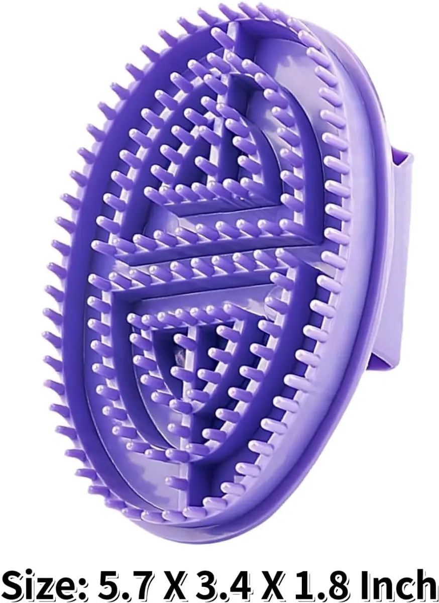 pieces - Massage Brush - Meridian Pressure Brush - Dry Brushing - Essential Oil Brush - Bath Brush - Body Scrub Bath Body Brush - SPA Massager - for Meridian Scalp Full Body Relaxation Massage, relieves muscle tension - Purple Wholesale Hub