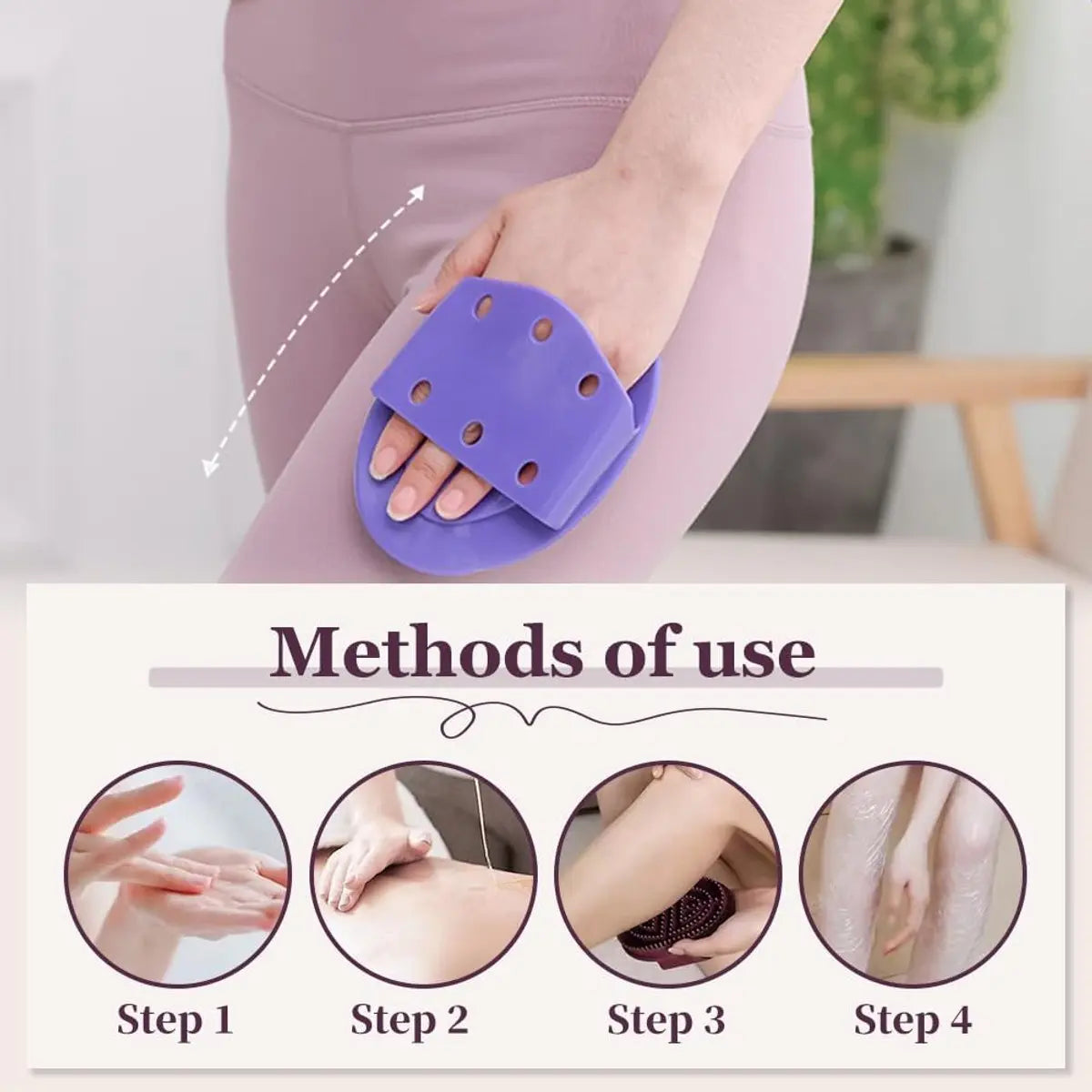 pieces - Massage Brush - Meridian Pressure Brush - Dry Brushing - Essential Oil Brush - Bath Brush - Body Scrub Bath Body Brush - SPA Massager - for Meridian Scalp Full Body Relaxation Massage, relieves muscle tension - Purple Wholesale Hub