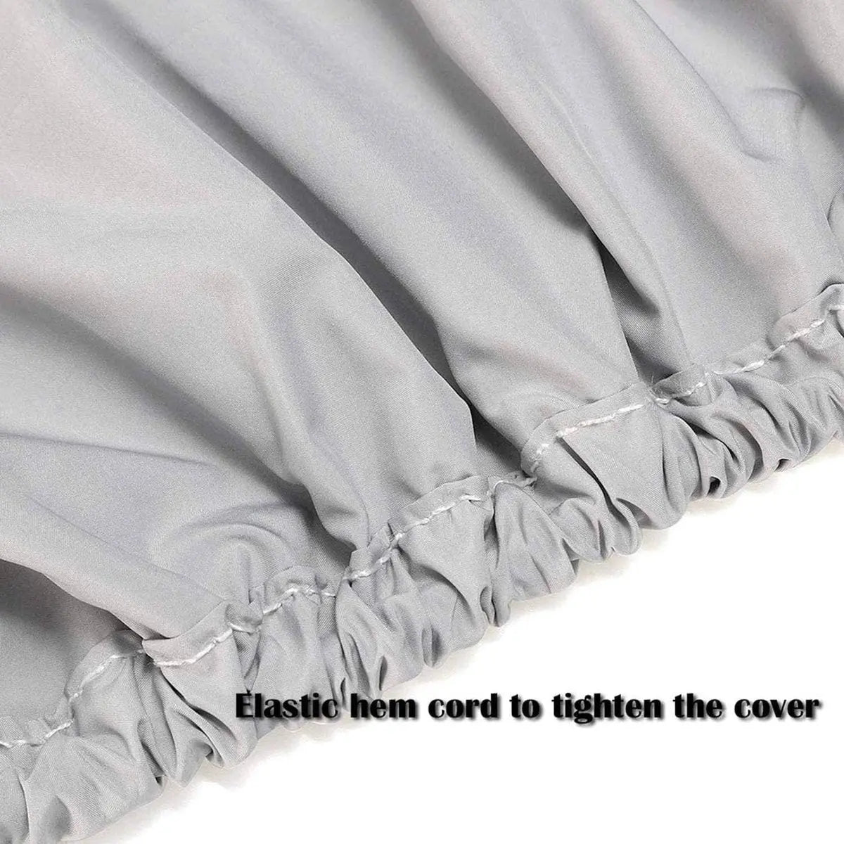 2-Piece Boat Seat Cover - 56 x 61 x 64 cm - made of Oxford fabric - UV protection - weather-resistant - waterproof - dustproof - Dust hood - with adjustable cord, suitable - for most seats - Silver Wholesale Hub