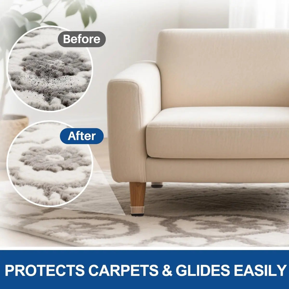 28 Pieces Chair Leg Protectors - Silicone Protective Caps - Chair Leg Protectors - Round Medium Silicone Chair Cushion - Anti-Scratch Felt - Furniture Cushions - Chair Leg Protectors - Carpet Chair Leg Cushions (fit: 20.1-30 mm) - Floor Protection - Black Wholesale Hub