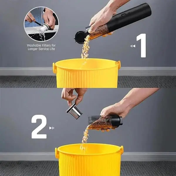 Cordless Car Vacuum Cleaner 4-in-1 High Power 19000Pa Handheld Portable Black Mini Vacuum Wholesale Hub