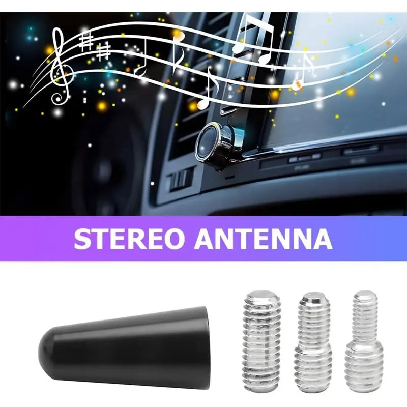 Universal Short Car Antenna 3cm Amplified Rod for Car Radio Stereo Compatible with All Vehicles Wholesale Hub